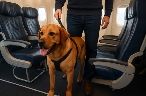 Cani in aereo